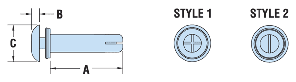 HEYClip™ Heat Resistant, Shock Proof Snap Rivets - Heyco