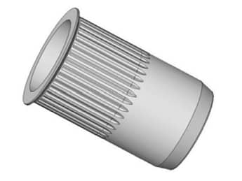 AECKS-M8-4.5ZI - Countersunk Head Knurled Round Body