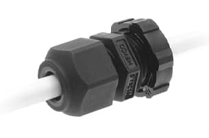 Heyco®-Tite Liquid Tight Cordgrips Straight-Thru, Metric Hubs - Heyco