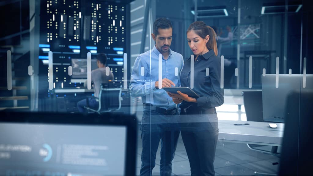 Professional,Male,And,Female,Engineers,Working,In,High,Tech,Research