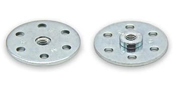 VM20SS-032-2ZI - Standard Steel Nut with Base Plate - PEM