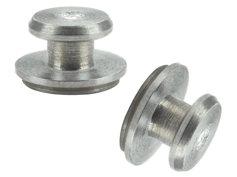 A flush variety of self-clinching KEYHOLE® standoffs