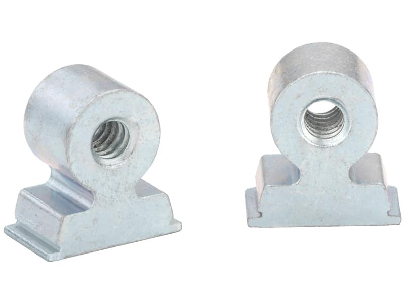 Threaded, self-clinching R'ANGLE® fastener